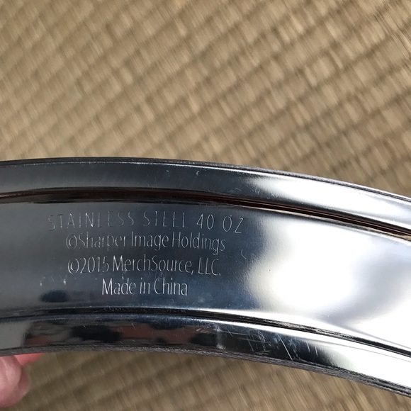 Sharper Image oversized  stainless steel flask - Picture 4 of 7